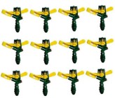 Tool Craft Aspersores plásticos para riego de  1/2"  con  2 chorros hasta 12 metros, 12 unidades