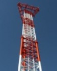 Torre triangular autosoportada, 60 m de altura