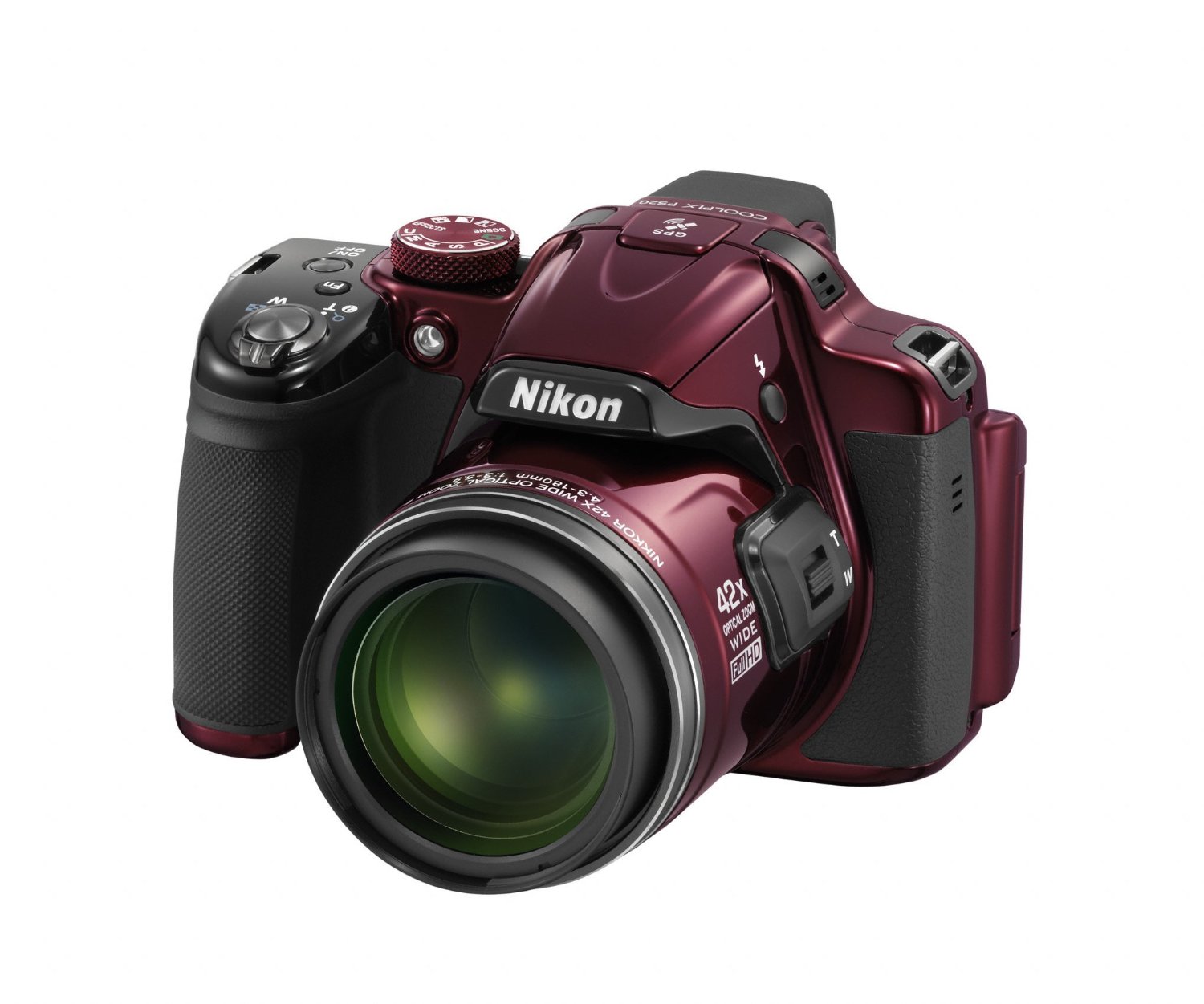 Nikon Cámara con GPS Semiprofesional 3,2" / Zoom 42x / P520 Rojo, AConstructoras.com: Ayudamos a construir suenos. Compras en linea Software, Equipos, Herramientas, materiales de construccion & mas