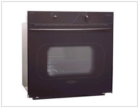 Horno a gas negro 50 cm gas natural haceb HACEB